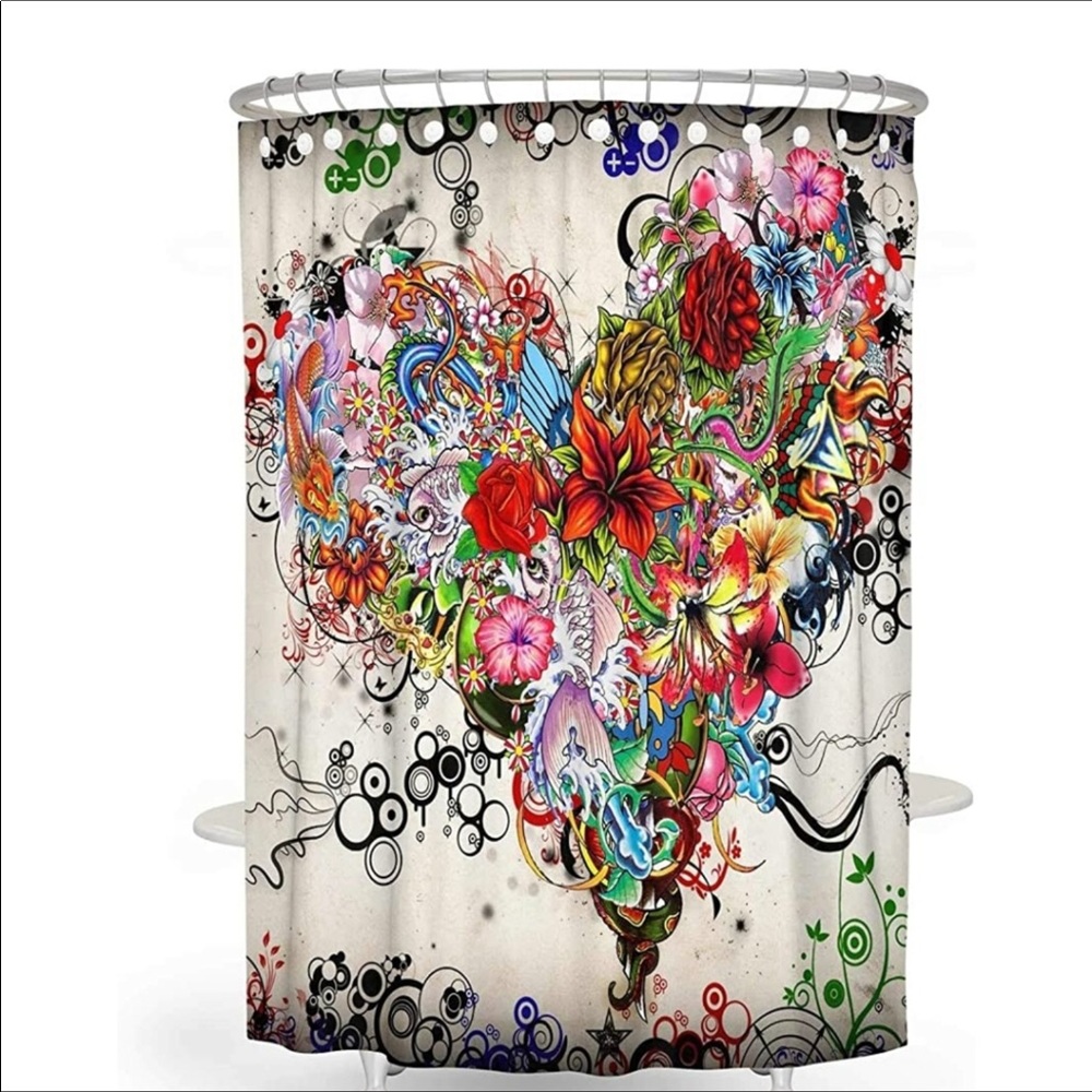 🆕️ Bohemian Shower Curtain 72x72 Inches